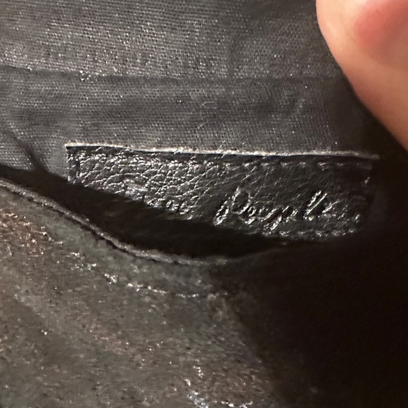 Free People Black suede Fringe Chain Women Bag - Picture 4 of 6